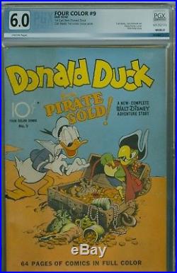 Four Color #9 Donald Duck Finds Pirate Gold Pgx Graded 6.0