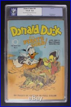 Four Color #9 PGX 5.0 VG/FN Dell 1942 Donald Duck by Carl Barks (Disney)