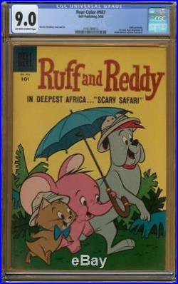Four Color #937 CGC 9.0 Ruff & Reddy 1st Hanna Barbera Cartoon Adaptation
