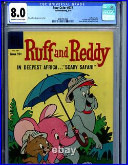 Four Color #937 Ruff and Reddy CGC 8.0 1958 Dell 1st Hanna-Barbera Amricons K53