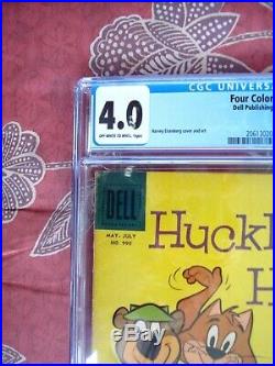 Four Color # 990 CGC 4.0 VG Hucklebery Hound # 1