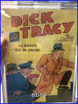 Four Color Comics #1 CGC 4.0 Dell 1939 Dick Tracy cover! Series 1 E9 cm H10