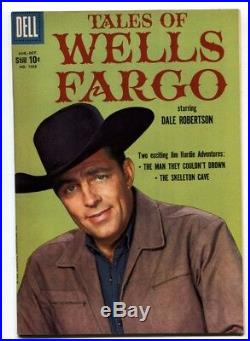 Four Color Comics #1023 VF/NM Tales of Wells Fargo TV Photo cover