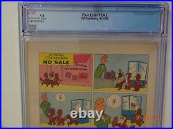 Four Color Comics #1042 Cgc 9.0 The Three Chipmunks 1st App