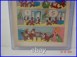 Four Color Comics #1042 Cgc 9.0 The Three Chipmunks 1st App