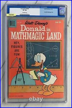 Four Color Comics 1051 CGC 8.0 OWithW Donald Duck in Mathmagic Land, Dell 1959