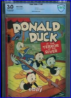 Four Color Comics 108 CBCS 3.0, 1946, Donald Duck Terror of the River