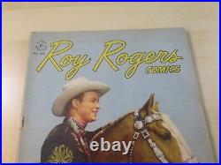 Four Color Comics #144 Roy Rogers Dell Golden Age Photo Cover Looks Great
