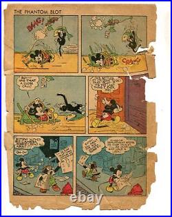 Four Color Comics #16 1941 -Dell-Mickey Mouse-The Phantom Blot-PR