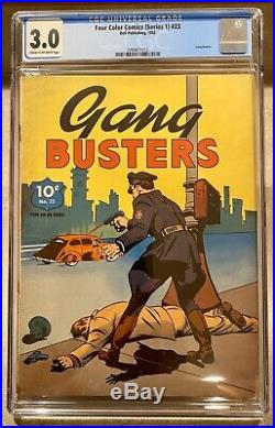 Four Color Comics #23 Series #1 Gang Busters Comic Book 1942 CGC Dell Publishing