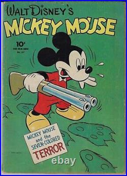Four Color Comics # 27 Dell 1943 Mickey Mouse