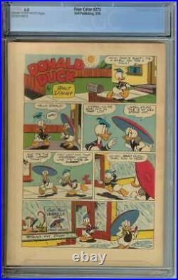 Four Color Comics #275 Cgc 6.0 Cr/ow Pages // Golden Age Disney + Donald Duck
