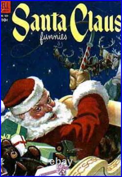 Four Color Comics (2nd Series) #525 GD Dell low grade Santa Claus Funnies 1
