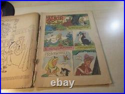 Four Color Comics #331 Alice In Wonderland Dell Golden Age Walt Disney 1951