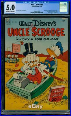 Four Color Comics #386 1952 Certified 5.0 Uncle Scrooge 1st Issue
