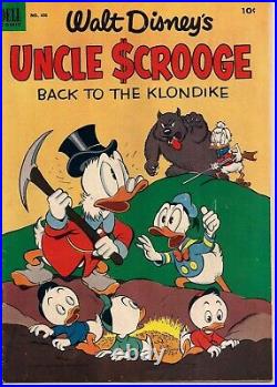 Four Color Comics #456 Dell comics 1953 Uncle Scrooge Disney cover FN+ 6.5