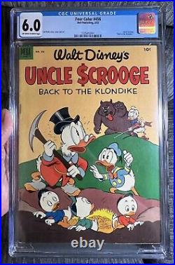 Four Color Comics #456 UNCLE SCROOGE CGC 6.0 Dell Publishing Walt Disney