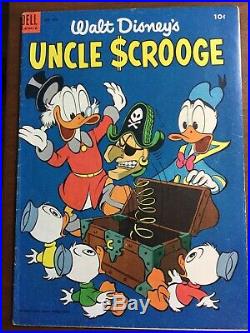 Four Color Comics #495, Walt Disneys Uncle Scrooge #3, VF 8.0 1953, Carl Barks