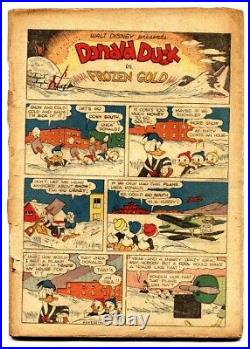 Four Color Comics #62 bargain copy 1945- Donald Duck in Frozen Gold Carl Barks