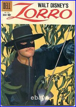 Four Color Comics #976 1958- Zorro-Guy Williams cover- Dell Comic FN/VF