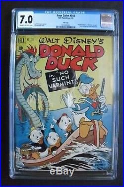 Four Color DONALD DUCK #318, Dell, CGC 7.0 grade, Carl Barks story & art