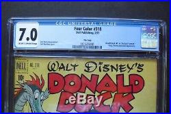 Four Color DONALD DUCK #318, Dell, CGC 7.0 grade, Carl Barks story & art