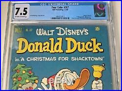 Four Color Dell #367 Donald Duck 1952 Cgc 7.5 Very Fine- Perfect Slab Rare Find