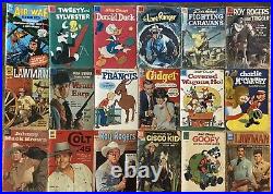 Four Color & Dell Giants 138 Comics Grades Vary #1's Tv And Movie Stars