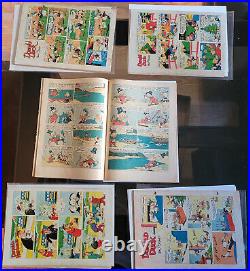 Four Color GA Lot of 5 Books Donald Duck & 1st Uncle Scrooge (#386) in Title