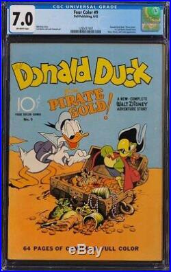 Four Color (Series 2) #9 1942 CGC 7.0 Donald Duck