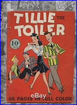 Four Color (Series One) #15 Tillie the Toiler (#1) Dell Comic Scarce