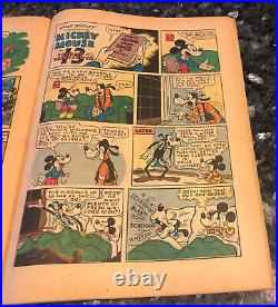 Four Color comics #352 Walt Disney's Mickey Mouse -Painted Valley, CGC7.0 File