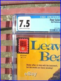 Four color # 1191 Leave it to Beaver CGC 7.5 VF