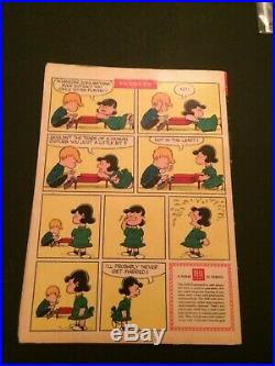 Four color 878 Peanuts #1 VG+ 4.5 classic first issue Shulz