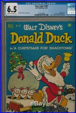 Golden Age Dell Four Color #367 Carl Barks Donald Duck Cgc 6.5