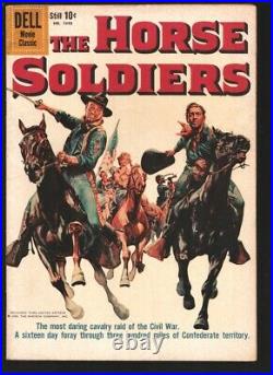 Horse Soldiers-Four Color Comics #1048 1959-Dell-John Wayne-William Holden mo