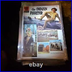 Indian Fighter Four Color FC 687 Dell Comic 1956Kirk Douglas Photo cover M 9.9
