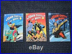 John Carter of Mars Four Color #375, #237, #488 1952 & up