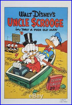 La Rosa Four Color #386 Barks Uncle Scrooge Original Cover Recreation Comic Art