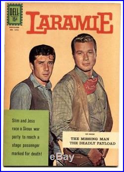 Laramie, Four Color Comics #1223 1961-Dell-TV photo cover-Robert Fuller-nm