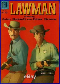 Lawman- Four Color Comics #970 1958- Western Photo cover FN/VF