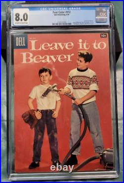 Leave It To Beaver Four Color Comics #912 Dell Cgc 8.0 1st App. Of The Beave