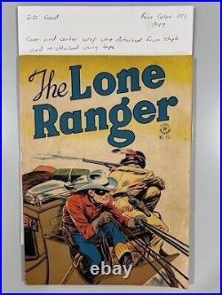 Lone Ranger lot Four Color Comics 82, 151, 167 Lone Ranger 4, 10, 19, 22, 29