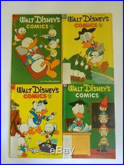 Lot 29 Golden Age Comics-Dell Four Color-DISNEY-NICE-Carl Barks EARLY 1945-1955