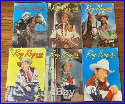 Lot Of 31 Roy Rogers Dell Golden Age Western Comic Books & Four Color 1947-1956