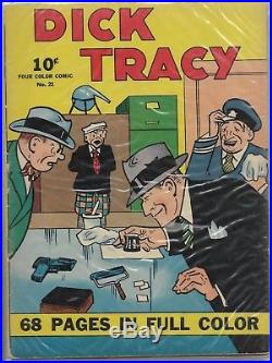 Lot of 2 Scarce Dick Tracy Books, Feature #6 and Four Color #21