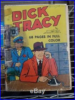 Lot of 4 Dick Tracy Comics FOUR COLOR #6 Dick Tracy Monthly #1