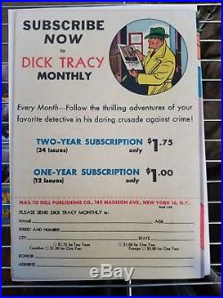 Lot of 4 Dick Tracy Comics FOUR COLOR #6 Dick Tracy Monthly #1