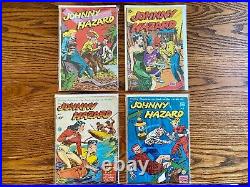 Lot of 4 Johnny Hazard Comics Best Books, Inc 1948-9 No Reserve