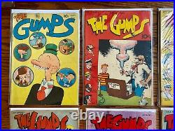 Lot of 6 The Gumps Comics Four Color/Bridgeport Herald 1942/47 No Reserve